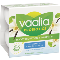 Photo of Vaalia Low Fat French Vanilla 4x150gm