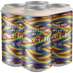 Photo of Gweilo Rainbow Sherbet Sour 4pk Cans 375ml