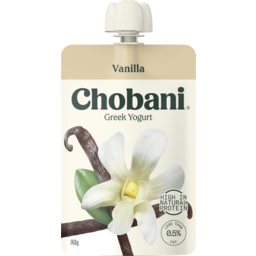 Photo of Chobani Greek Yogurt Pouch Vanilla 140gm