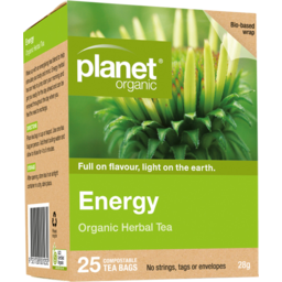 Photo of PLANET ORGANIC:PO Energy Organic Herbal Tea Bags 25