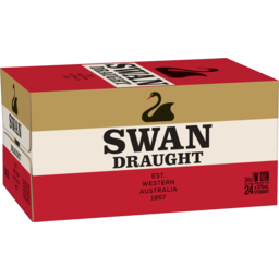 Photo of Swan Draught 24 X 375ml Bottle Carton