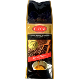 Photo of Ricca Italian Blend Double Roasted Coffee Beans 500g