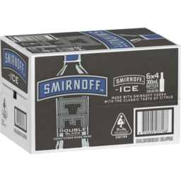 Photo of Smirnoff Ice Double Black Bottle 300ml 24 Pack