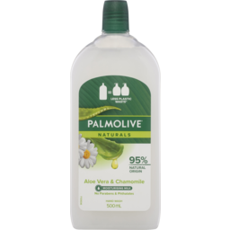 Photo of Palmolive Naturals Liquid Hand Wash Soap 500ml, Aloe Vera & Chamomile Refill & Save, No Parabens, Recyclable Bottle 500ml