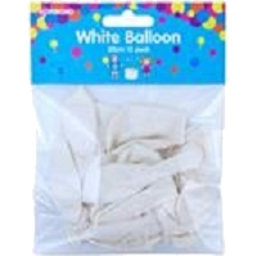 Photo of Balloons White 30cm 12 Pack
