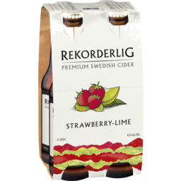 Photo of Rekorderlig Strawberry-Lime Cider Bottles