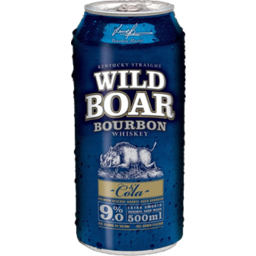 Photo of Wild Boar Bourbon & Cola 9% 500ml
