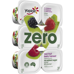 Photo of Yoplait Zero Yoghurt Berry Harvest Multipack 6 X 160g 6.0x160g