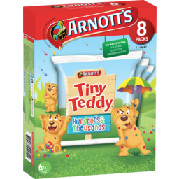 Photo of Arnott's Tiny Teddy Biscuits Hundreds & Thousands 8 Pack 184g
