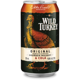 Photo of Wild Turkey 4.8% Bourbon & Cola Cans