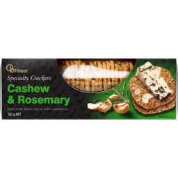 Photo of OB Finest Specialty Crackers Cashew & Rosemary 150g