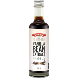 Photo of Queen Fairtrade Vanilla Bean Extract With Seeds 50ml