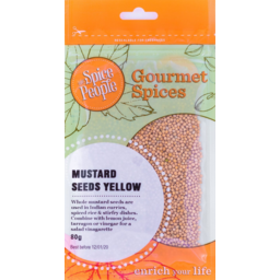 Photo of 4 Leaves Mustard Seeds Yellow Wh
