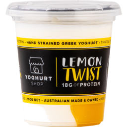 Photo of Yoghurt Shop Lemon Twist Greek Yoghurt 190g