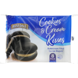 Photo of Rosedale Kisses Cookies & Cream 200g