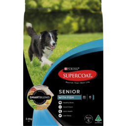 Photo of Purina Supercoat Senior With Fish Dry Dog Food 2.6kg
