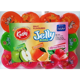 Photo of Kushi Jelly Cups Apple Orange Strawberry