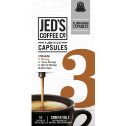 Photo of Jed's #3 Strong Coffee Capsules