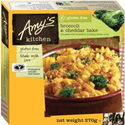 Photo of Amys Kitchen Broccoli & Cheddar Bake Gluten Free 270g