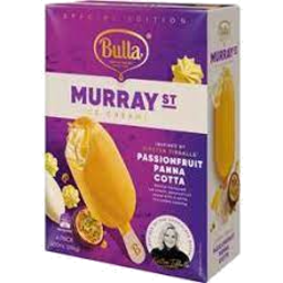 Photo of Bulla Ice Cream Passionfruit Panna Cotta 4 Pack