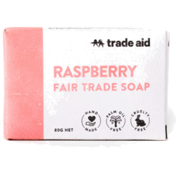 Photo of Trade Aid Raspberry Soap 80g