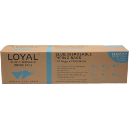 Photo of Loyal Blue Disposable Piping Bags - 55cm 