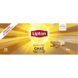 Photo of Lipton Instant Latte Sachets Chai Tea 20 Pack