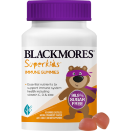 Photo of Blackmores Superkids Immune Gummies 60 Pack