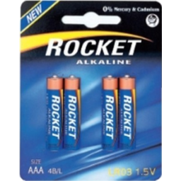 Photo of Rocket Alkaline Zenith Aaa 4pk