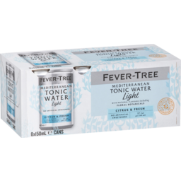 Photo of Fever Tree Mediterranean Tonic Water Cans