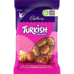 Photo of Cadbury Turkish Delight Egg Bag 117g 117g