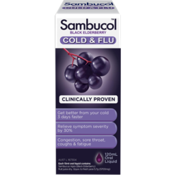 Photo of Sambucol Cold & Flu Medicine Black Elderberry Lozenges 120ml
