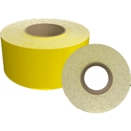 Photo of Continuous Shelf Label Roll TT- YELLOW - 75mm x 25mm - Suitable for ZT-230 printer