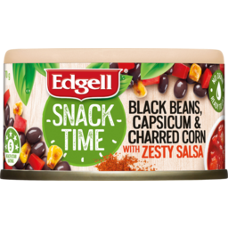 Photo of Edgell Black Beans Capsicum & Charred Corn With Zesty Salsa 70g