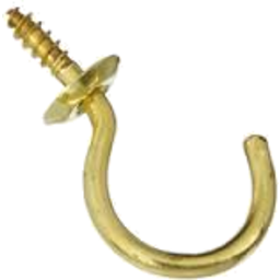 Photo of Fix It Brass Cup Hooks Large