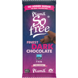 Photo of Plamil - So Free Dark Sugar Free Chocolate 80g