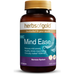 Photo of HERBS OF GOLD Mind Ease 60 Tabs