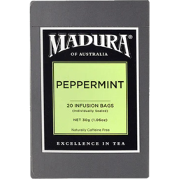 Photo of Madura Peppermint Tea Bags 20 Pack 30g