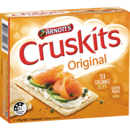 Photo of Arnotts Cruskits Original Low In Sugar 125g