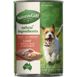 Photo of Nature's Gift Loaf Chicken, Duck & Vegetables Adult Wet Dog Food