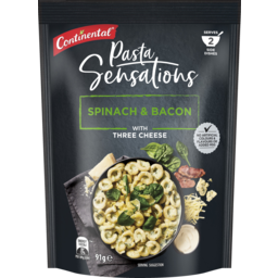 Photo of Continental Pasta Sensations Spinach & Bacon With Three Cheese Side Dish 91g