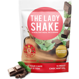 Photo of The Lady Shake Choc Mint Flavour 840g