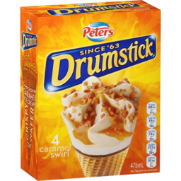 Photo of Peters Drumstick Caramel 4 Pack