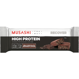 Photo of Musashi Milk Chocolate Brownie High Protein Bar 90g