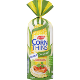 Photo of Real Foods Corn Thins Sesame 150g