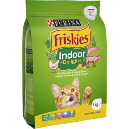 Photo of Purina Friskies Adult Indoor Delights Dry Cat Food 1kg