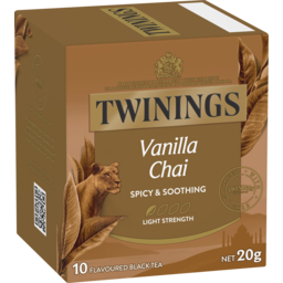 Photo of Twinings Vanilla Chai Tea Bags 10 Pack 20g 20g