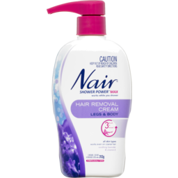 Photo of Nair Shower Power Max Hair Removal Cream | Coarse Hair | Legs & Body | 312g