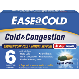 Photo of Easeacold Cold & Congestion 30 Capsules