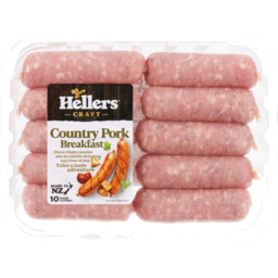 Photo of Hellers Sausages Country Pork Breakfast 8 Pack